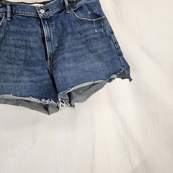 Abercrombie & Fitch Curve Love The 4" Mom Short High Rise Plus Size Womens 34/18 - Picture 2 of 6